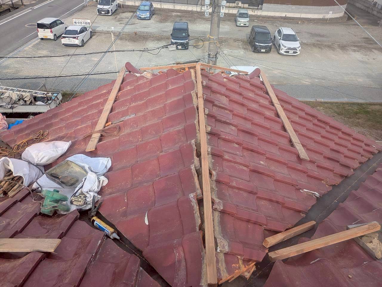 加古川市　垂木設置状況